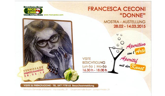 Aperitif mit der Kunst Francesca Ceconi 28.02.2015